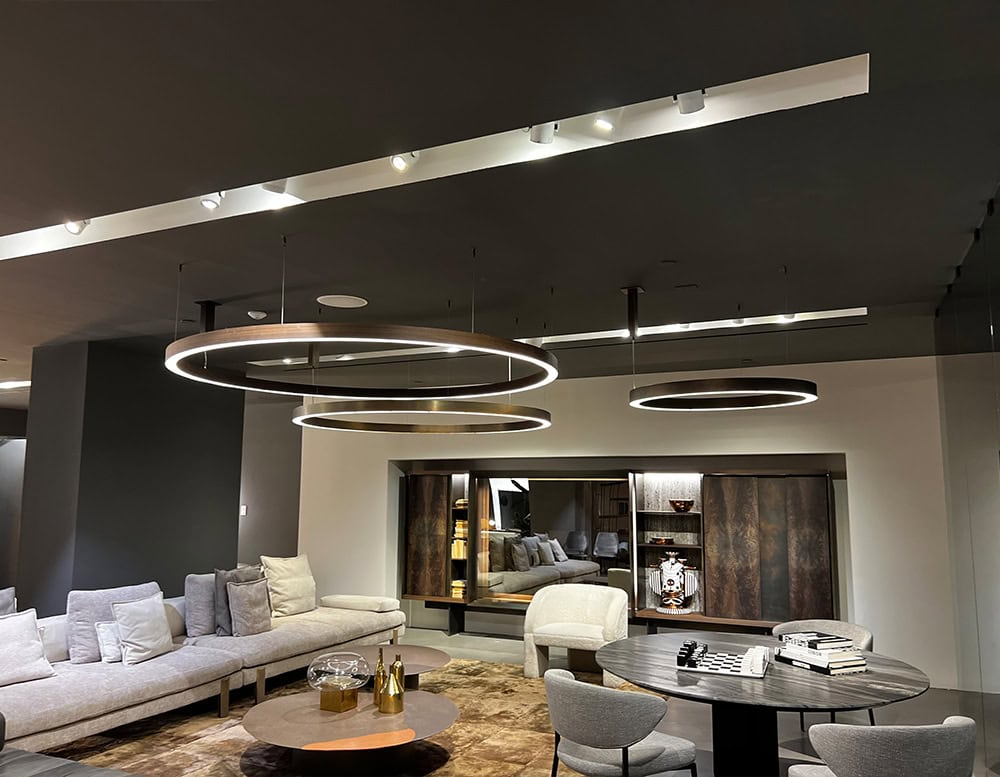 Light Ring Horizontal Suspension Light