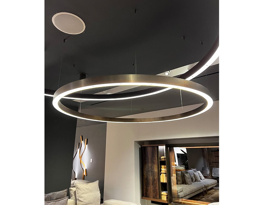 Light Ring Horizontal Suspension Light