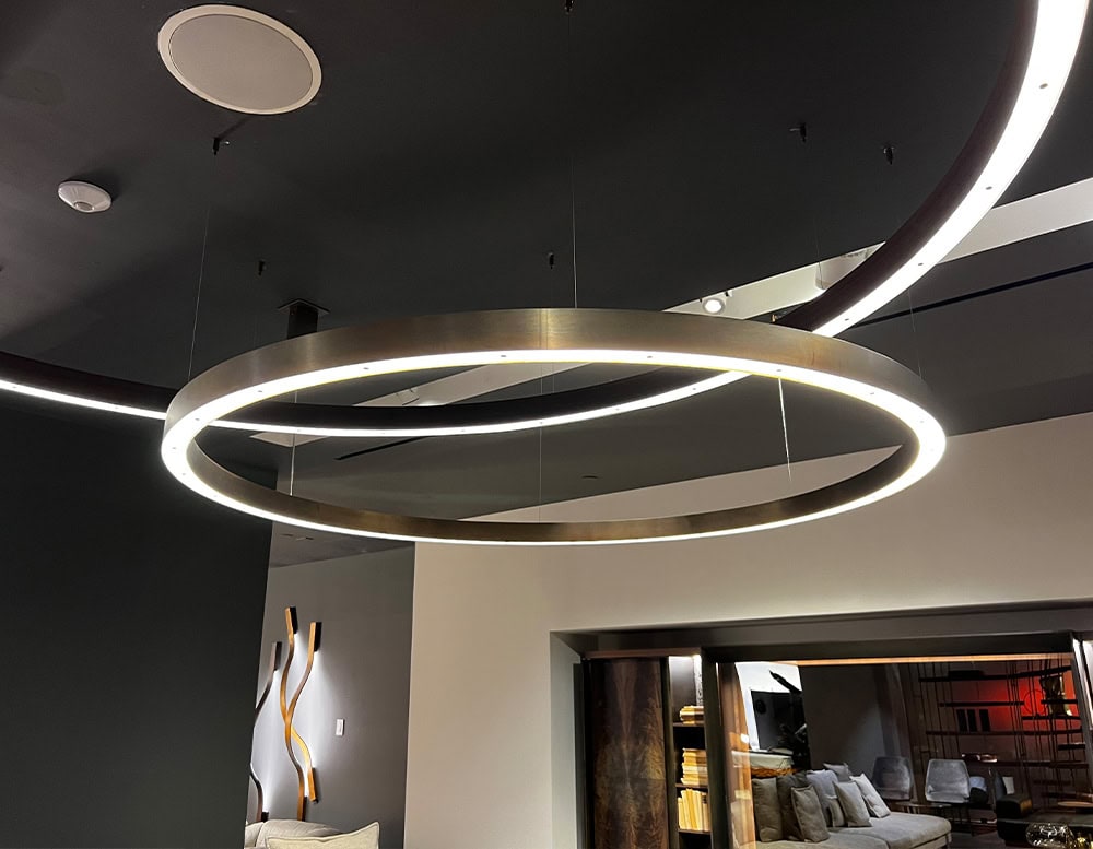 Light Ring Horizontal Suspension Light