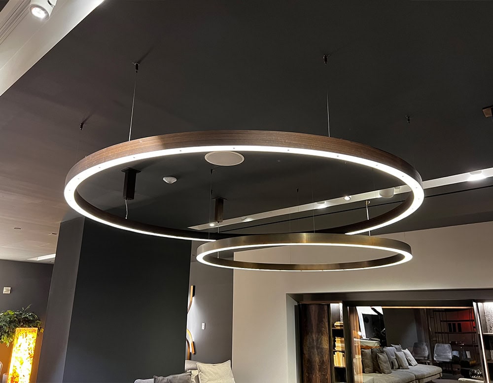 Light Ring Horizontal Suspension Light