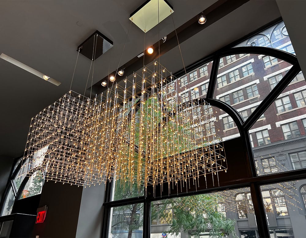 Universe Square Custom Suspension Light