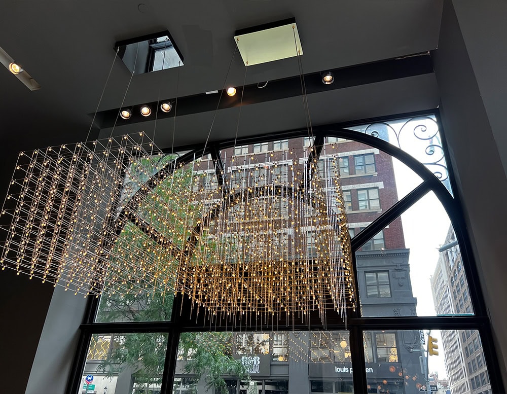 Universe Square Custom Suspension Light